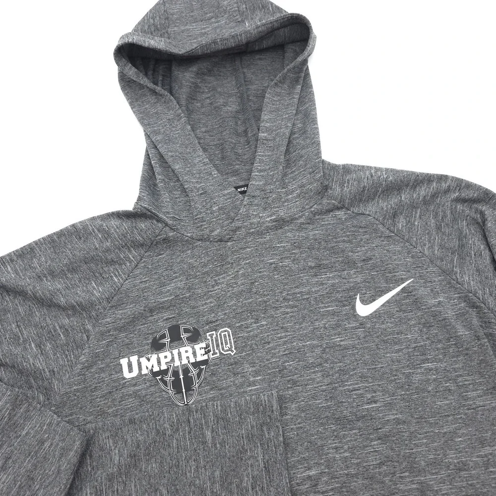 Nike Swim Dri Fit Gray Long Sleeve Hoodie Pullover Sport SPF 40 Mens Size Medium